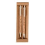 SPBrindes Corporativos - KIT ECOLÓGICO CANETA E LAPISEIRA CORTIÇA