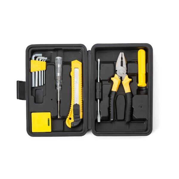 SPBrindes Corporativos - KIT FERRAMENTA 11 PÇS ESTOJO PLÁSTICO