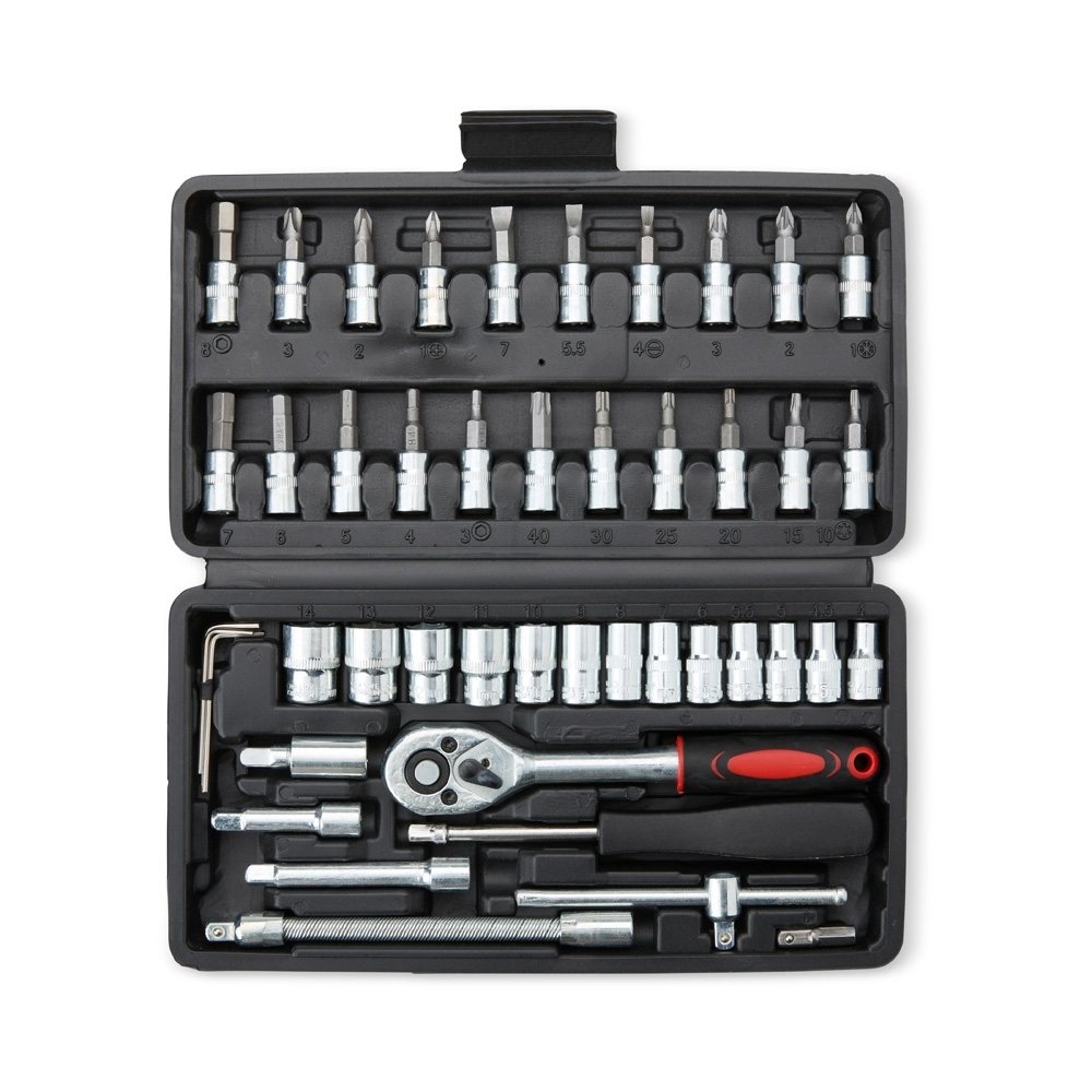 SPBrindes Corporativos - KIT FERRAMENTA 45 PEÇAS