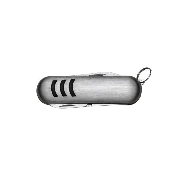 SPBrindes Corporativos - MINI CHAVEIRO METAL COM CANIVETE 3F