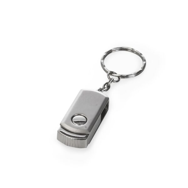 SPBrindes Corporativos - PEN DRIVE GIRATÓRIO 4 GB COM CORRENTE