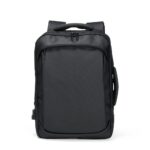 SPBrindes Corporativos - MOCHILA COURO SINTÉTICO USB 22L