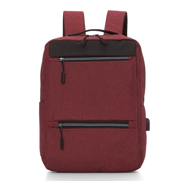 SPBrindes Corporativos - MOCHILA DE NYLON USB 20L