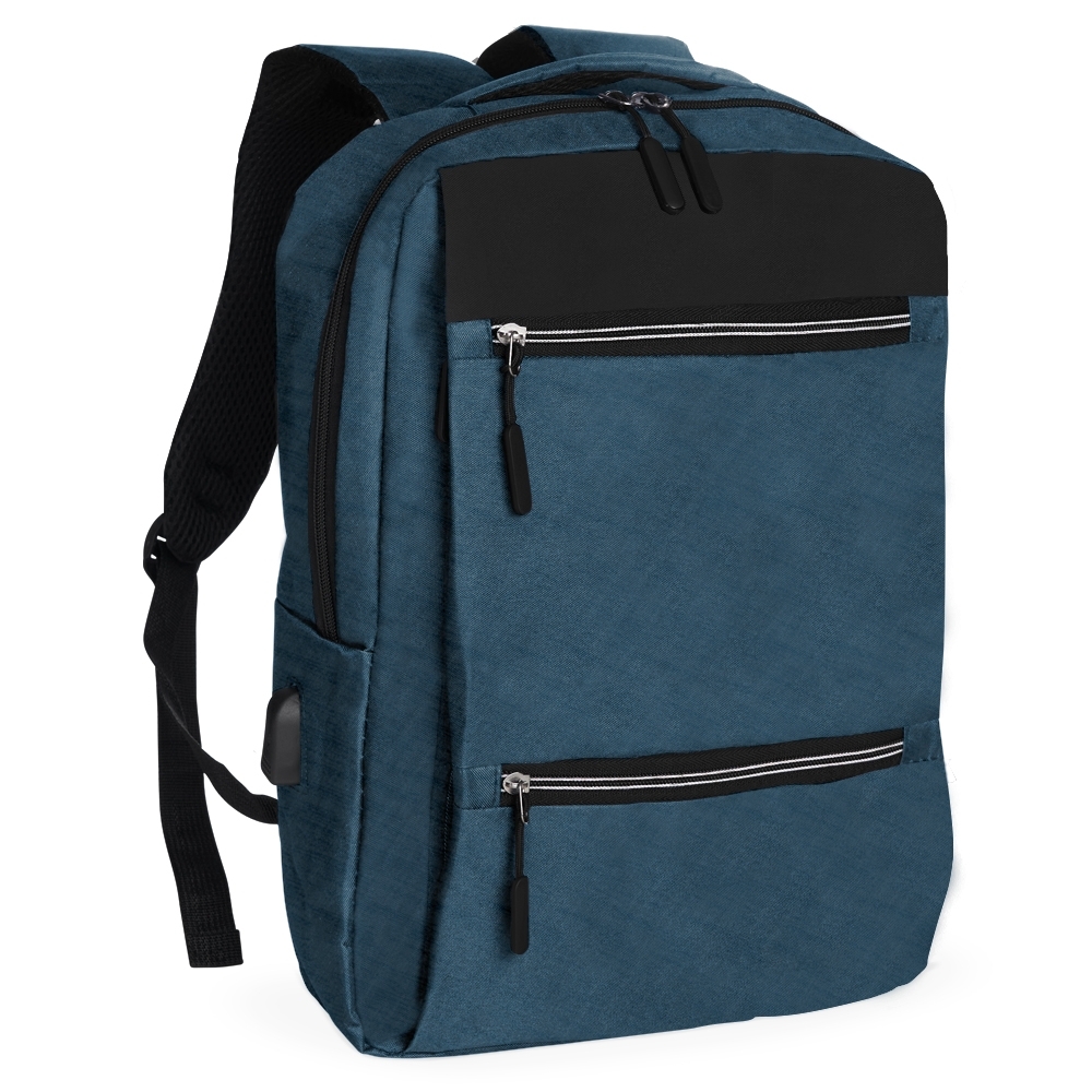 SPBrindes Corporativos - MOCHILA NYLON USB 20L