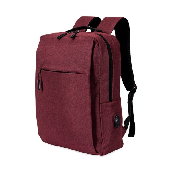 SPBrindes Corporativos - MOCHILA DE NYLON USB 20L