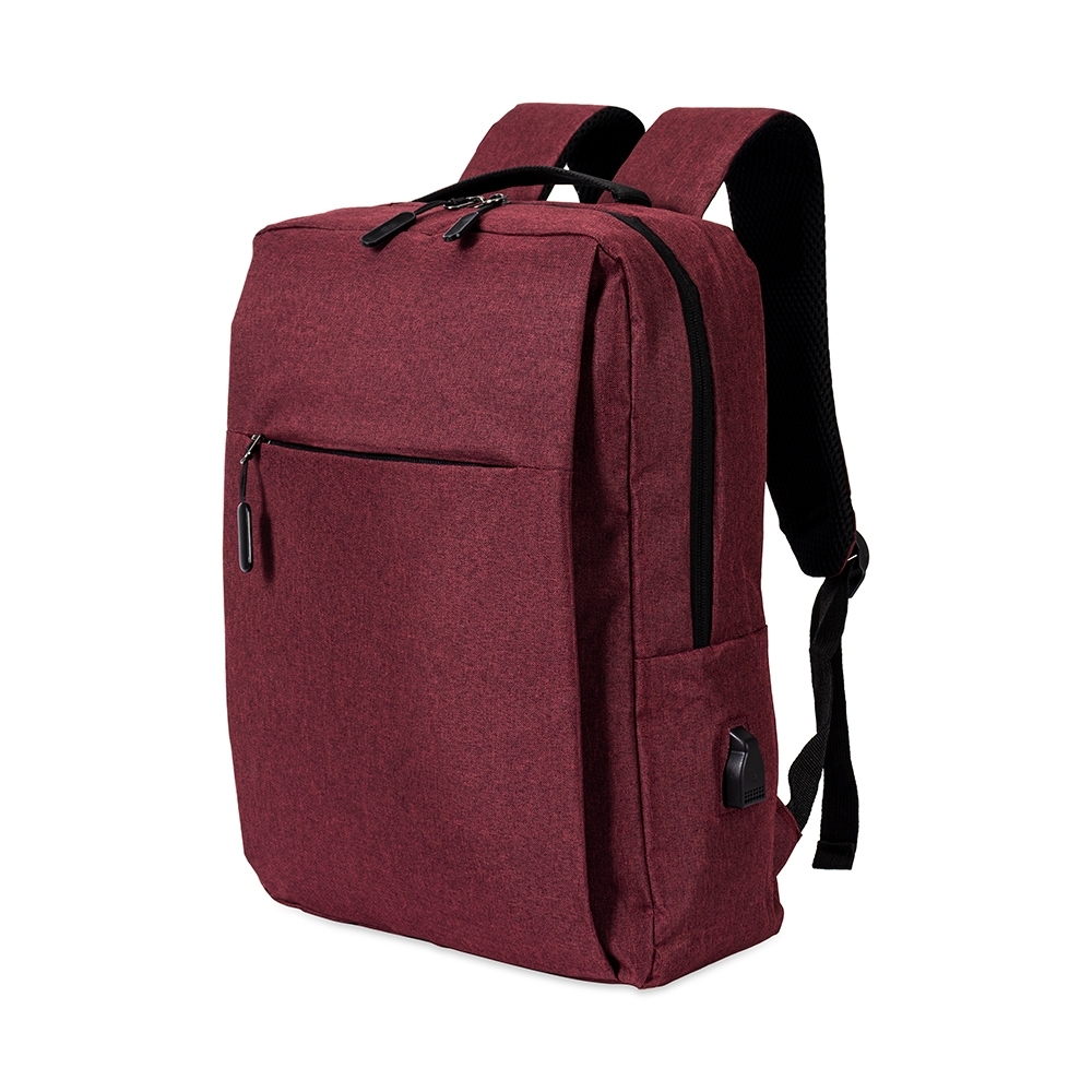 SPBrindes Corporativos - MOCHILA DE NYLON USB 20L