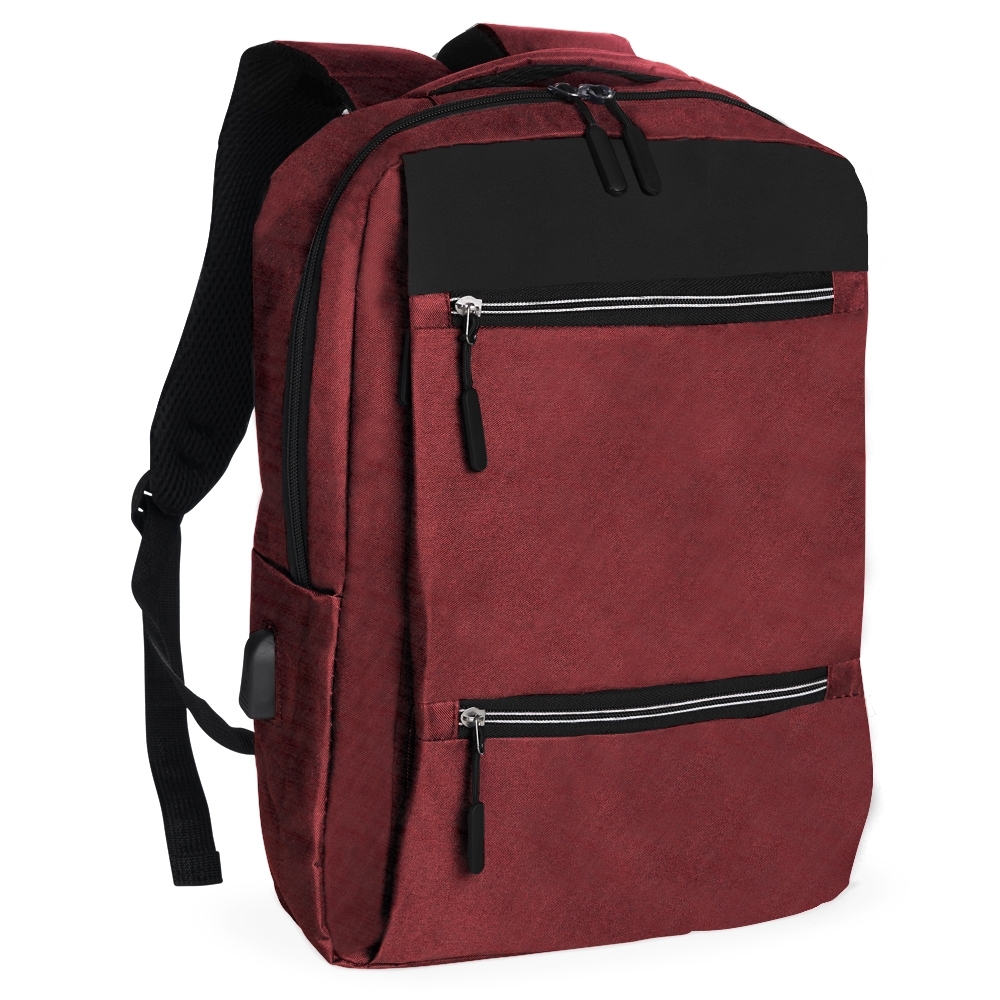 SPBrindes Corporativos - MOCHILA NYLON USB 20L