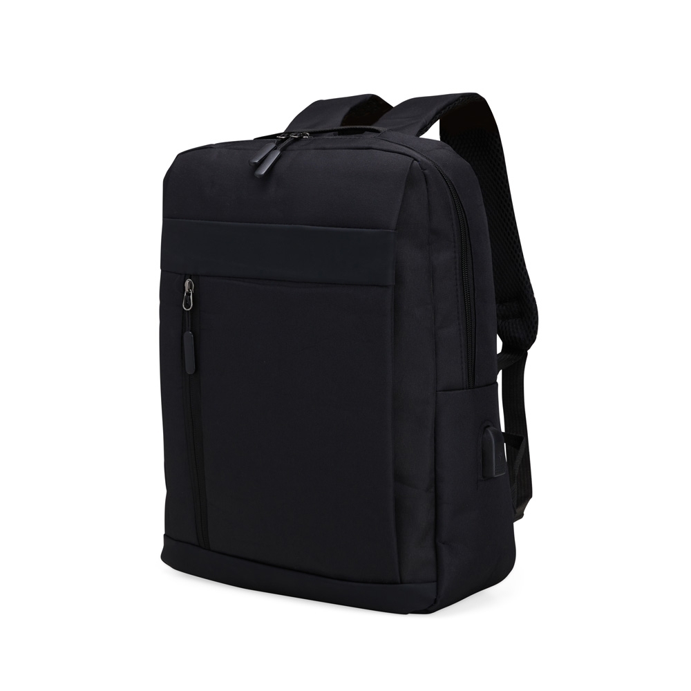 SPBrindes Corporativos - MOCHILA DE NYLON USB 21L