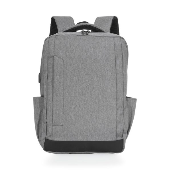SPBrindes Corporativos - MOCHILA DE NYLON USB 21L