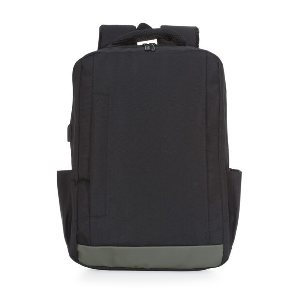SPBrindes Corporativos - MOCHILA DE NYLON USB 21L