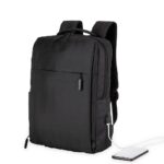 SPBrindes Corporativos - MOCHILA DE NYLON USB 20L