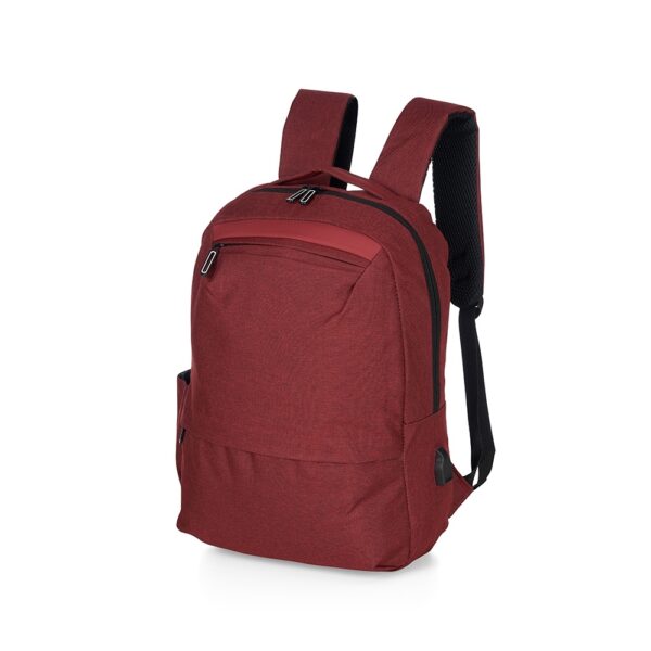 SPBrindes Corporativos - MOCHILA DE NYLON USB 21L