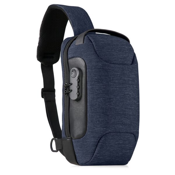 SPBrindes Corporativos - MOCHILA DE OMBRO USB ANTI-FURTO 7L