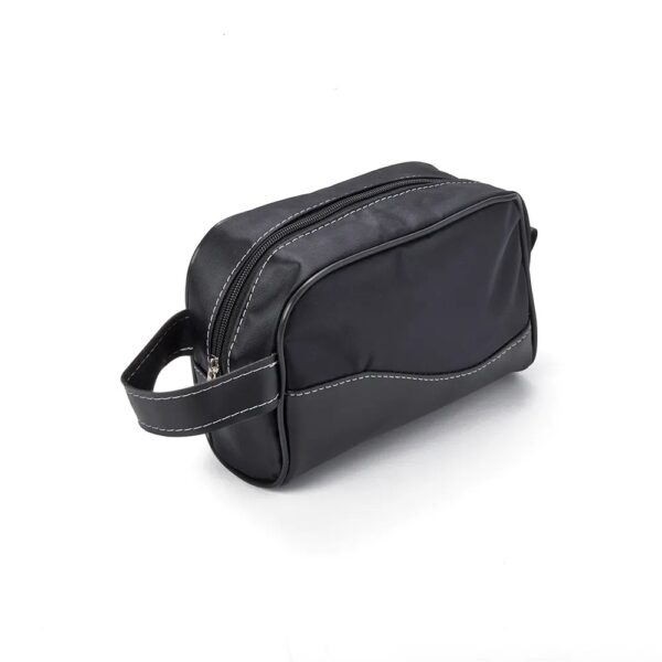 SPBrindes Corporativos - NECESSAIRE COURO SINT. E NYLON-PRE