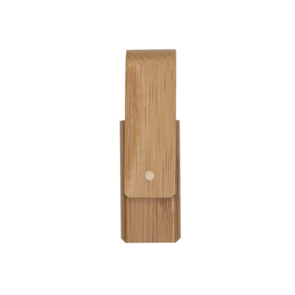 SPBrindes Corporativos - PEN DRIVE BAMBU 8 GB GIRATÓRIO