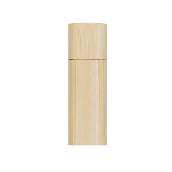 SPBrindes Corporativos - PEN DRIVE BAMBU REDONDO 16GB COM TAMPA
