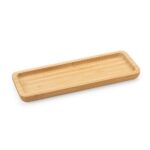 SPBrindes Corporativos - PETISQUEIRA RETANGULAR DE BAMBU 26*10CM