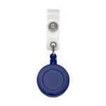 SPBrindes Corporativos - PORTA CRACHA AZUL LEITOSO