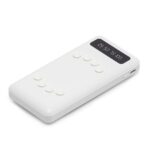SPBrindes Corporativos - POWER BANK 10.000MAH C/ LANTERNA E MULTISSAÍDAS