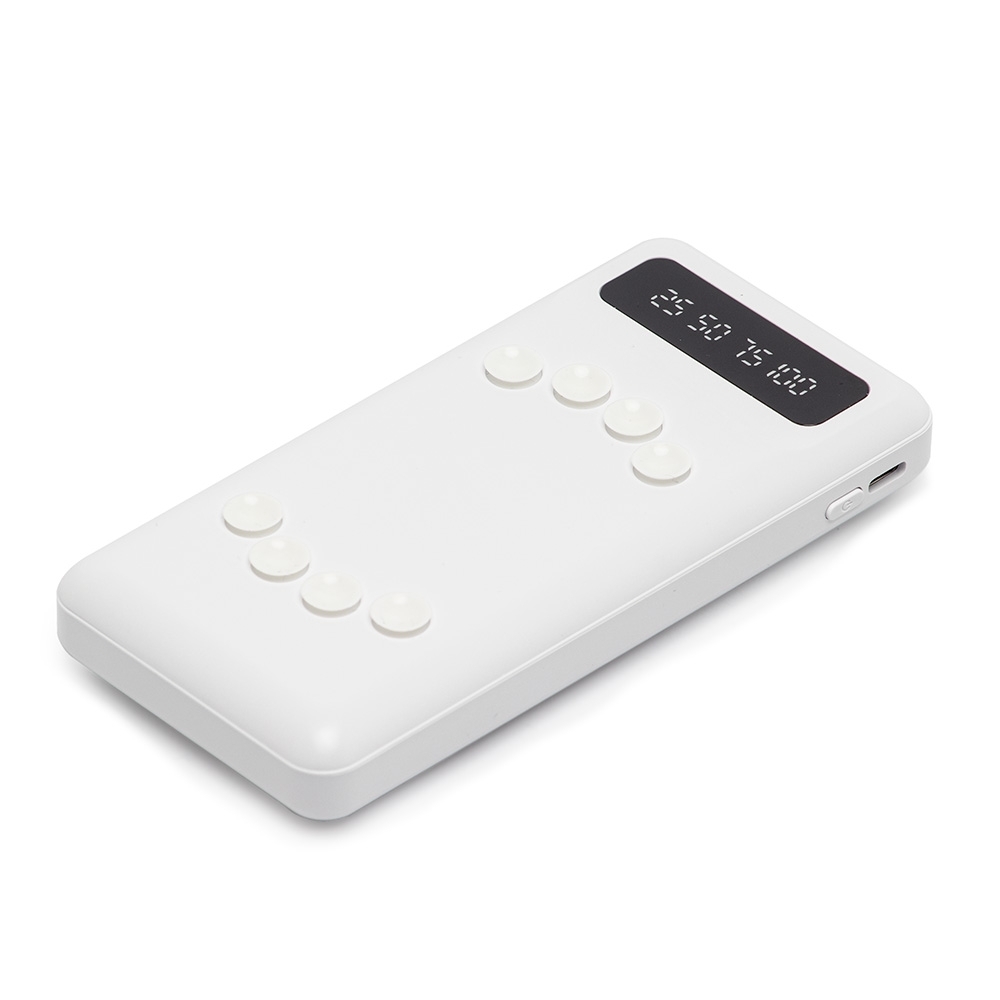 SPBrindes Corporativos - POWER BANK 10.000MAH C/ LANTERNA E MULTISSAÍDAS