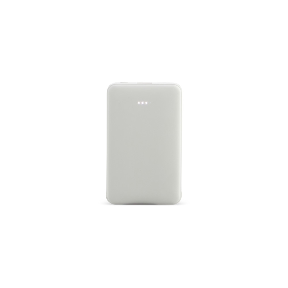 SPBrindes Corporativos - POWER BANK PLÁSTICO 5.000MAH