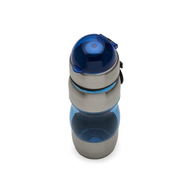 SPBrindes Corporativos - SQUEEZE PLASTICO C/ METAL 450ML BICO E ALÇA