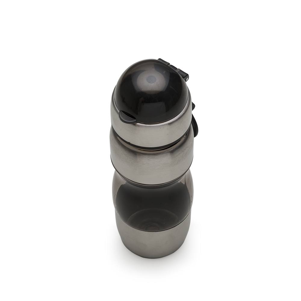 SPBrindes Corporativos - SQUEEZE PLASTICO C/ METAL 450ML BICO E ALÇA