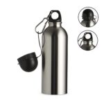 SPBrindes Corporativos - SQUEEZE INOX 500ML C/ BICO E MOSQUETÃO