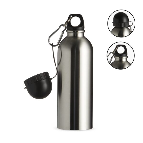 SPBrindes Corporativos - SQUEEZE INOX 500ML C/ BICO E MOSQUETÃO